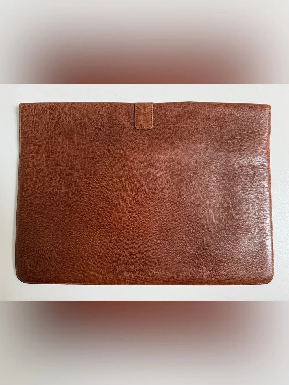 Vintage Lancel Leather Envelope Folder.